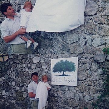 Morgane et Bruno Le Breton en 1995